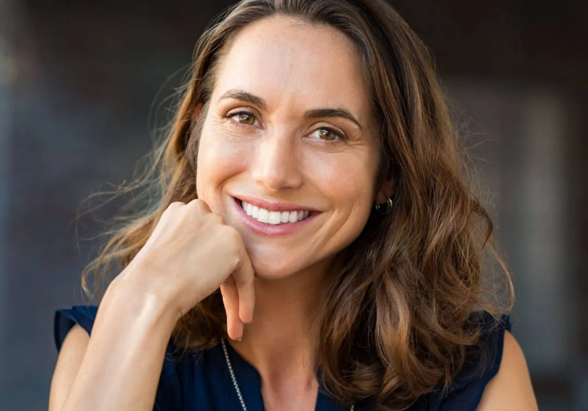 Mature Model with healthy Skin